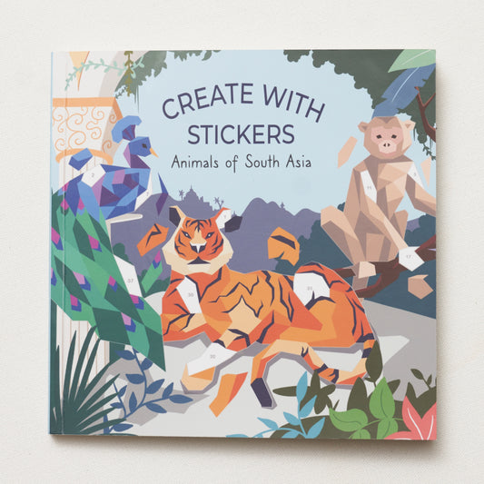 Create with Stickers: Animals of South Asia